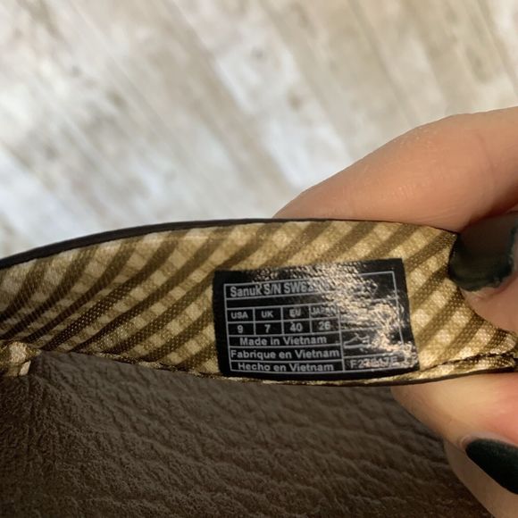 Sanuk Women's Yoga Mat Sandals Brown Size 9 Flip Flops Shoes - Picture 8 of 8